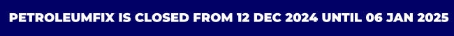 Petroleumfix is closed from 12 Dec 2024 until 6 Jan 2025